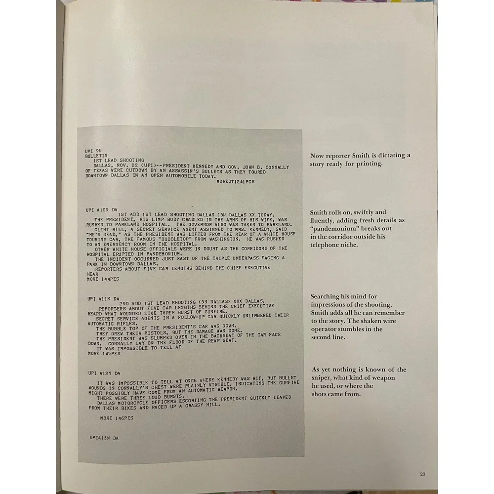 1964 Four Days JFK Death Historical Record‎ Book Milwaukee Sentinel Edition